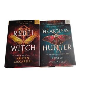 Crimson Moth Series Book 1  Heartless Hunter Book 2 Rebel Witch  Hardcover
